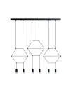 Step into Design Lampa wisząca LINEA-6 LONG czarna 100cm (XT100-6P)