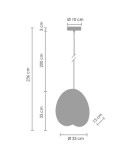 Step into Design PILLS L Lampa Wisząca czarna 33 cm ST-5819 L BLACK Step into Design PILLS L Lampa Wisząca czarna 33 cm ST-5819 L BLACK