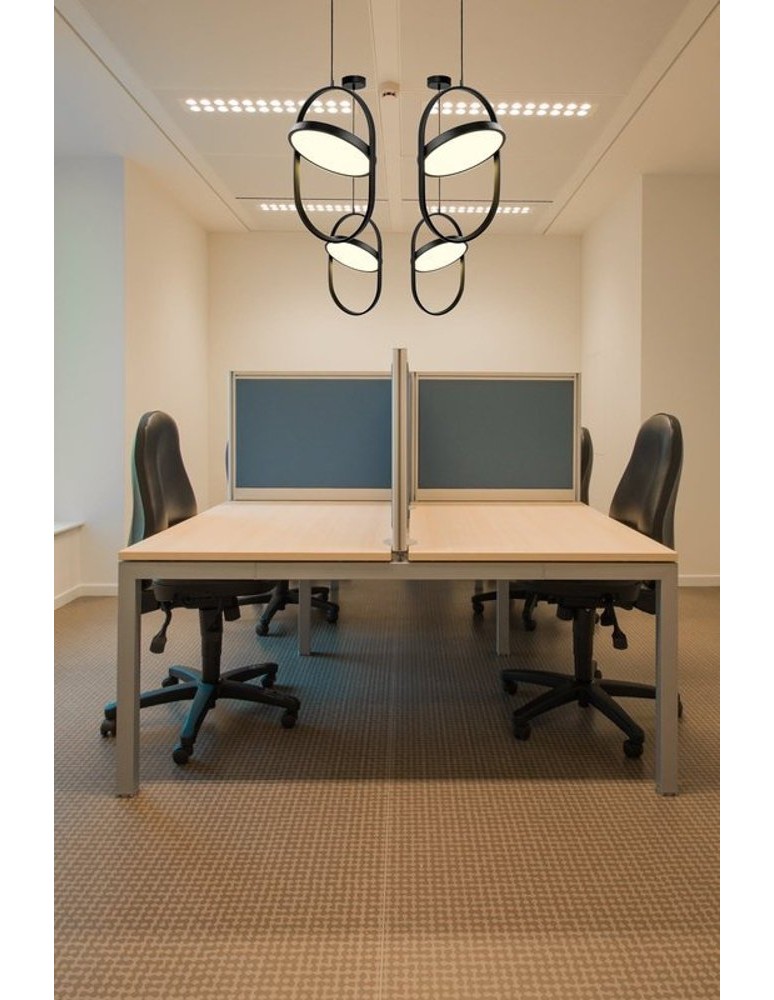 Step Into Design Lampa wisząca czarna 38 cm 20W 3000K ELIPSE LED Step Into Design Lampa wisząca czarna 38 cm 20W 3000K ELIPSE LED