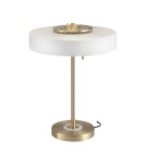 Lampy stołowe nowoczesne - Step into Design Lampa stołowa ARTDECO biało - złota (MT8872 white) - product 3