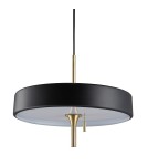 Lampy wiszące designerskie - Step into Design Lampa Wisząca ARTDECO czarno - złota 35 cm MP8872 black - product 3