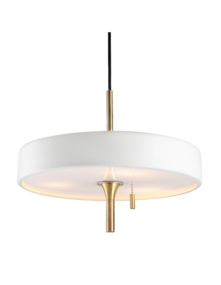 Step into Design Lampa Wisząca ARTDECO biało - złota 35 cm MP8872 white Step into Design Lampa Wisząca ARTDECO biało - złota 35 cm MP8872 white