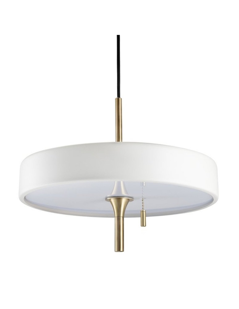 Step into Design Lampa Wisząca ARTDECO biało - złota 35 cm MP8872 white Step into Design Lampa Wisząca ARTDECO biało - złota 35 cm MP8872 white