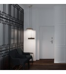 Step into Design Lampa Wisząca ARTDECO biało - złota 35 cm MP8872 white Step into Design Lampa Wisząca ARTDECO biało - złota 35 cm MP8872 white