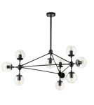 Lampy wiszące - Step into Design Lampa wisząca ASTRIFERO-10 transparentno czarna 90cm (ST-9047-10 transparent) - product 1
