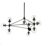 Lampy wiszące - Step into Design Lampa wisząca ASTRIFERO-10 transparentno czarna 90cm (ST-9047-10 transparent) - product 3