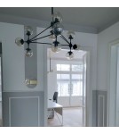 Lampy wiszące - Step into Design Lampa wisząca ASTRIFERO-10 transparentno czarna 90cm (ST-9047-10 transparent) - product 8