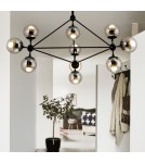 Lampy wiszące - Step into Design Lampa wisząca ASTRIFERO-10 transparentno czarna 90cm (ST-9047-10 transparent) - product 9