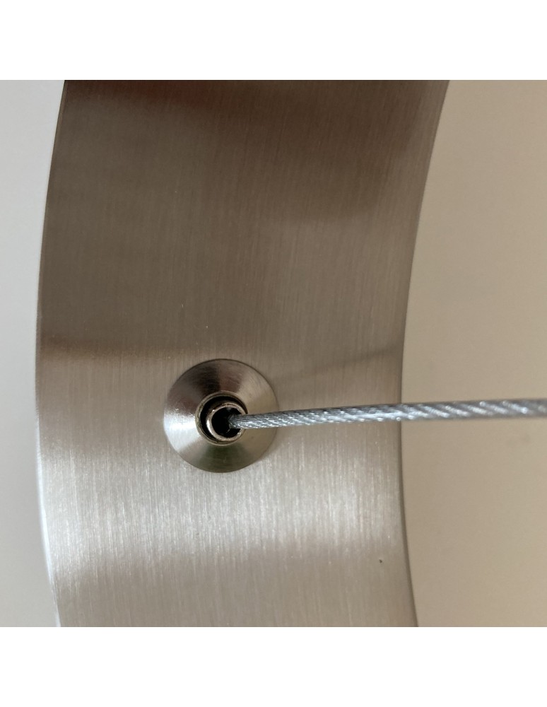 Step into Design Lampa wisząca CIRCLE 80 LED nikiel szczotkowany 80cm (ST-8848-80 NICKEL)