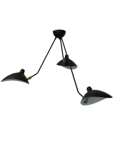 Step into Design Lampa wisząca CRANE-3P czarna  (P8703)