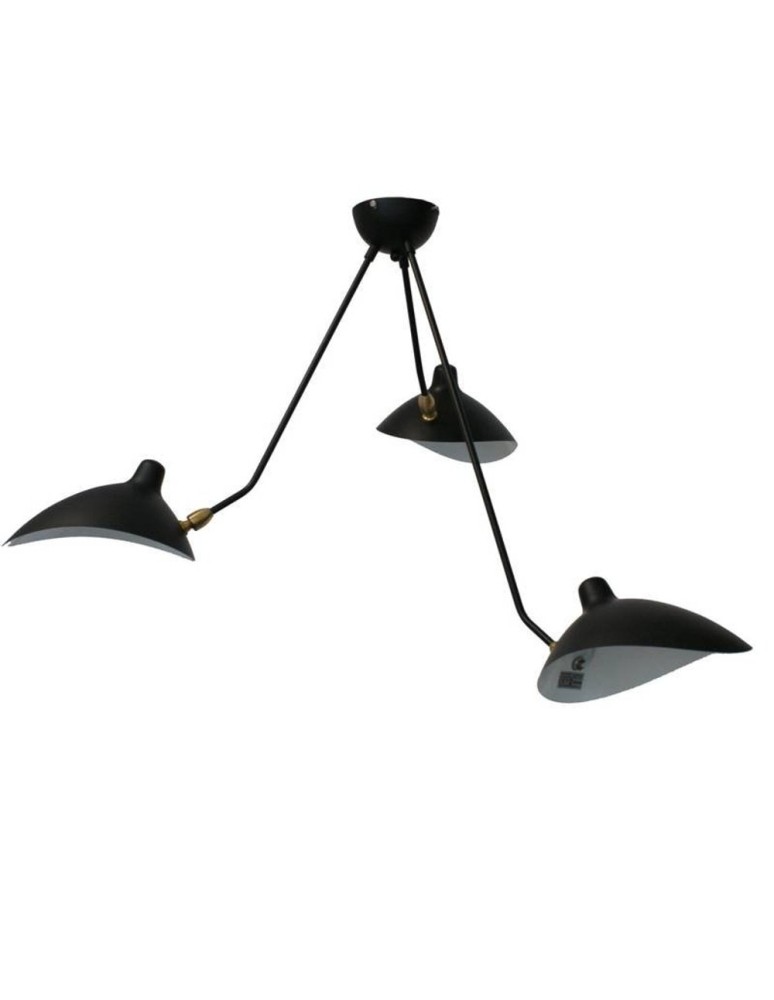 Step into Design Lampa wisząca CRANE-3P czarna  (P8703)