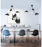 Lampy wiszące - Step into Design Lampa wisząca CRANE-3P czarna  (P8703) - product 2