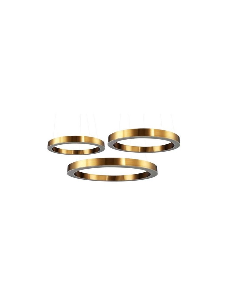 Step into Design Lampa wisząca CIRCLE 40+60+80 LED mosiądz na 1 podsufitce (ST-8848-40+60+80 brass) Step into Design Lampa wisząca CIRCLE 40+60+80 LED mosiądz na 1 podsufitce (ST-8848-40+60+80 brass)