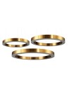 Step into Design Lampa wisząca CIRCLE 40+60+80 LED mosiądz na 1 podsufitce (ST-8848-40+60+80 brass) Step into Design Lampa wisząca CIRCLE 40+60+80 LED mosiądz na 1 podsufitce (ST-8848-40+60+80 brass)
