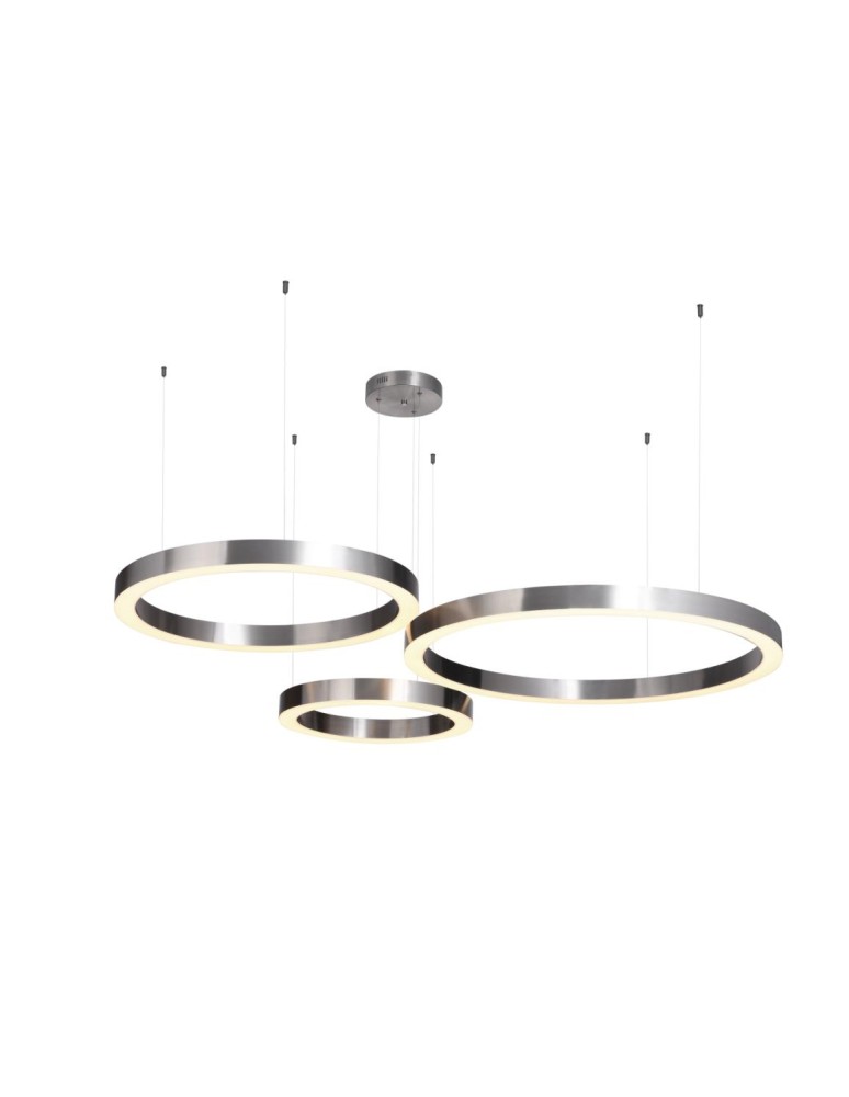 Step into Design Lampa wisząca CIRCLE 40+60+80 LED mosiądz na 1 podsufitce (ST-8848-40+60+80 brass) Step into Design Lampa wisząca CIRCLE 40+60+80 LED mosiądz na 1 podsufitce (ST-8848-40+60+80 brass)