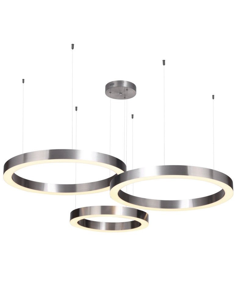 Step into Design Lampa wisząca CIRCLE 40+60+80 LED mosiądz na 1 podsufitce (ST-8848-40+60+80 brass) Step into Design Lampa wisząca CIRCLE 40+60+80 LED mosiądz na 1 podsufitce (ST-8848-40+60+80 brass)