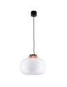 Step into Design Lampa wisząca BOOM LED biało miedziana 35cm (9969P/B white)