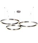 Step into Design Lampa wisząca CIRCLE 60+80+80 LED nikiel na 1 podsufitce (ST-8848-60+80+80 nickel) Step into Design Lampa wisząca CIRCLE 60+80+80 LED nikiel na 1 podsufitce (ST-8848-60+80+80 nickel)