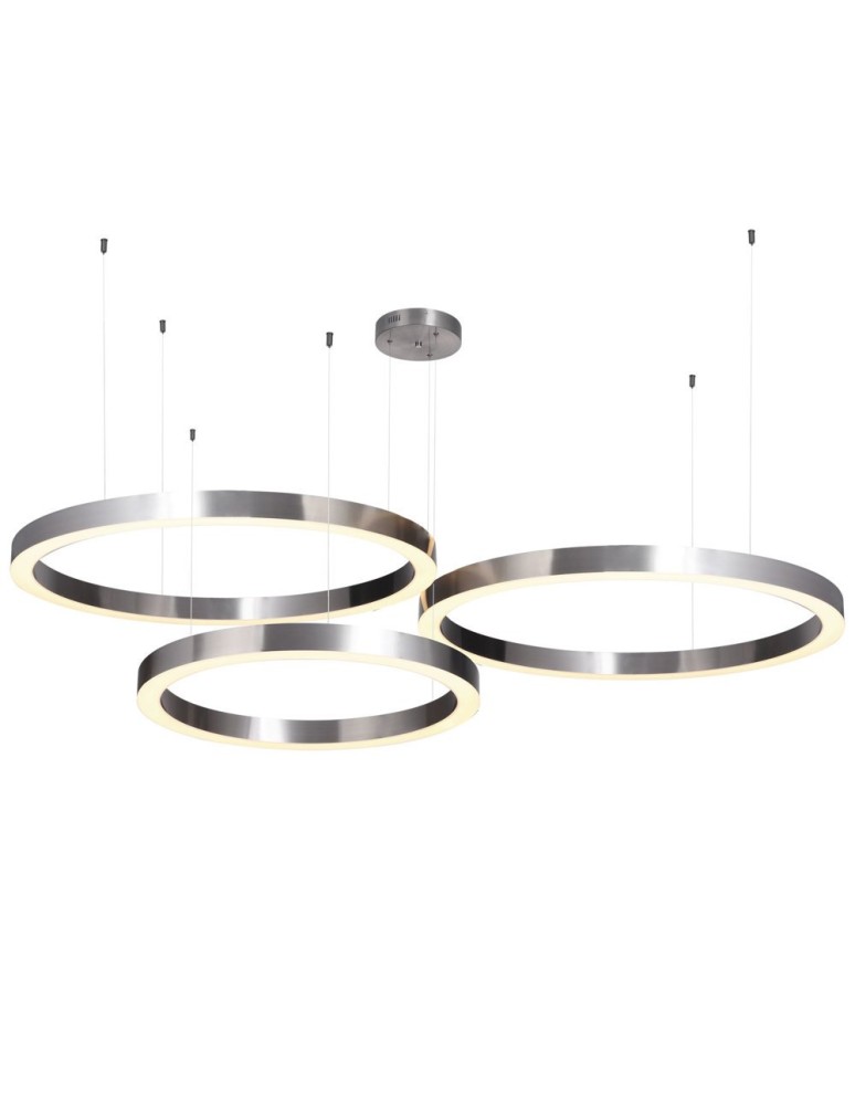 Step into Design Lampa wisząca CIRCLE 60+80+80 LED nikiel na 1 podsufitce (ST-8848-60+80+80 nickel) Step into Design Lampa wisząca CIRCLE 60+80+80 LED nikiel na 1 podsufitce (ST-8848-60+80+80 nickel)