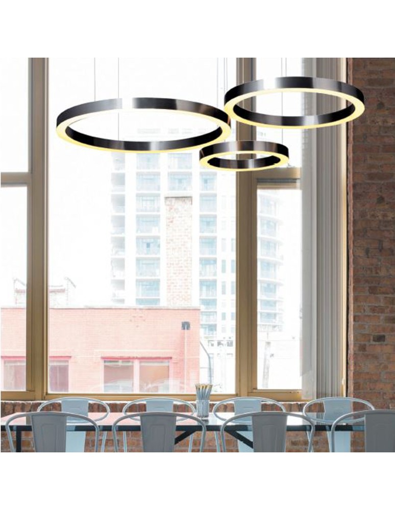 Step into Design Lampa wisząca CIRCLE 60+80+80 LED nikiel na 1 podsufitce (ST-8848-60+80+80 nickel) Step into Design Lampa wisząca CIRCLE 60+80+80 LED nikiel na 1 podsufitce (ST-8848-60+80+80 nickel)