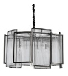 Żyrandole glamour - Step into Design Wisząca IMPERIO BLACK 80cm - product 1