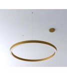 Lampy wiszące okręgi - Step into Design Lampa wisząca CIRCLE 60+80+80 LED mosiądz na 1 podsufitce (ST-8848-60+80+80 brass) - product 6