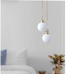 Lampy wiszące - Step into Design Wisząca PEARL Złoty 20cm - product 6