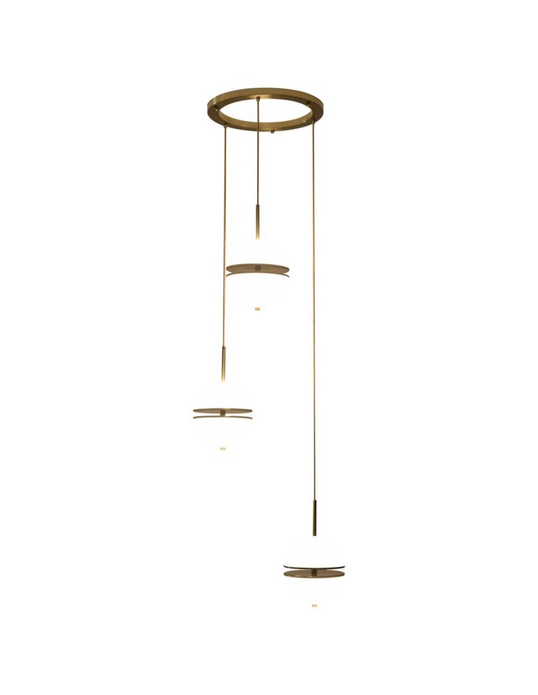 Step into Design Wisząca SFERA-3 LED Złoty 50cm