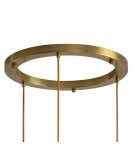 Lampy wiszące potrójne - Step into Design Wisząca SFERA-3 LED Złoty 50cm - product 6