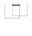 Step into Design Wisząca led lamp MINIMA-1 Czarny 120cm Step into Design Wisząca led lamp MINIMA-1 Czarny 120cm