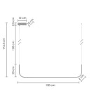Step into Design Wisząca led lamp MINIMA-1 Czarny 120cm Step into Design Wisząca led lamp MINIMA-1 Czarny 120cm