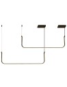Step into Design Wisząca Lampa LED MINIMA-2 Czarny 80cm 