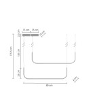 Step into Design Wisząca Lampa LED MINIMA-2 Czarny 80cm Step into Design Wisząca Lampa LED MINIMA-2 Czarny 80cm