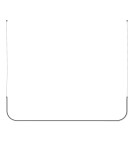 Step into Design Wisząca Lampa LED MINIMA-2 Czarny 80cm Step into Design Wisząca Lampa LED MINIMA-2 Czarny 80cm