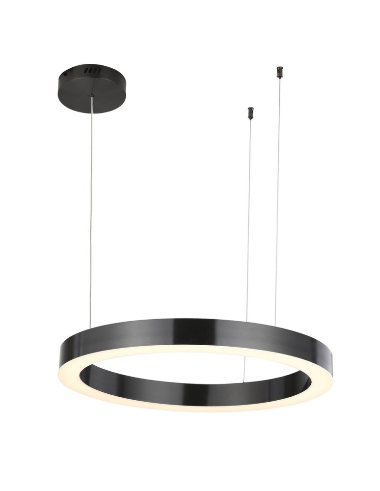 Step into Design Lampa wisząca CIRCLE 60 LED czarna 60cm (ST-8848-60 black) Step into Design Lampa wisząca CIRCLE 60 LED czarna 60cm (ST-8848-60 black)