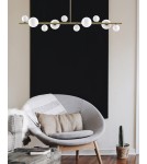 Step into Design Wisząca MILKY DROP Złoty 120cm Step into Design Wisząca MILKY DROP Złoty 120cm
