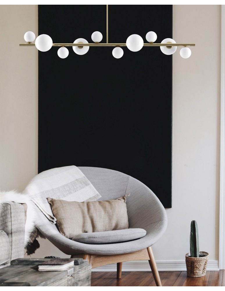 Step into Design Wisząca MILKY DROP Złoty 120cm Step into Design Wisząca MILKY DROP Złoty 120cm