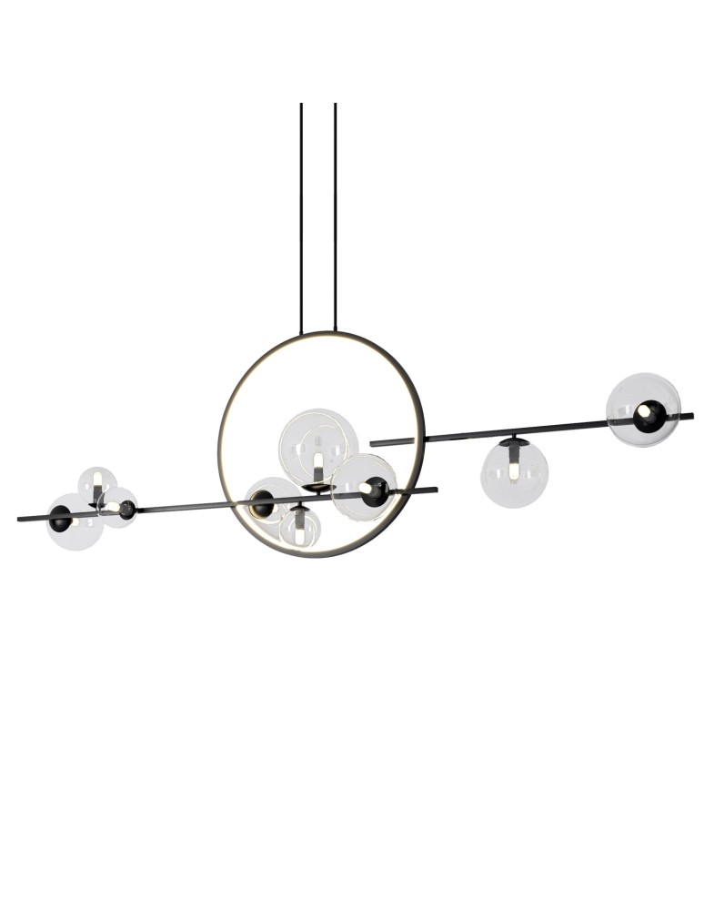 Step into Design Wisząca ORION DOUBLE Czarny 145cm 