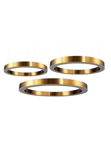 Step into Design Lampa LED CIRCLE 40+60+60cm Mosiądz