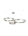 Step into Design Lampa LED CIRCLE 40+60+80cm Szczotkowany Nikiel