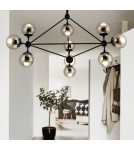 Step into Design Lampa wisząca ASTRIFERO-10 bursztynowo czarna 90cm (ST-9047-10 amber) Step into Design Lampa wisząca ASTRIFERO-10 bursztynowo czarna 90cm (ST-9047-10 amber)