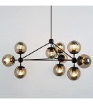 Step into Design Lampa wisząca ASTRIFERO-10 bursztynowo czarna 90cm (ST-9047-10 amber) Step into Design Lampa wisząca ASTRIFERO-10 bursztynowo czarna 90cm (ST-9047-10 amber)