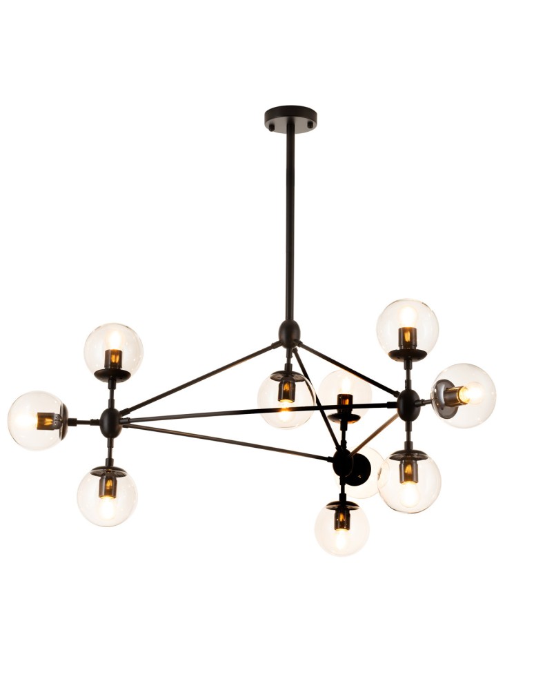 Step into Design Lampa wisząca ASTRIFERO-10 bursztynowo czarna 90cm (ST-9047-10 amber) Step into Design Lampa wisząca ASTRIFERO-10 bursztynowo czarna 90cm (ST-9047-10 amber)