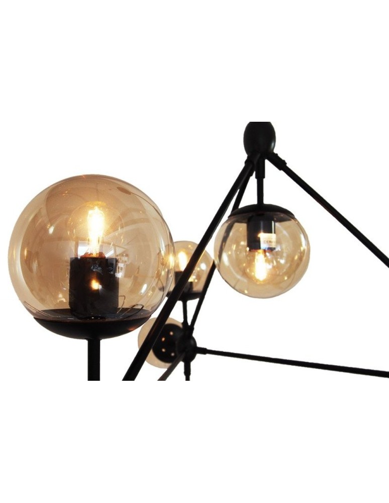 Step into Design Lampa wisząca ASTRIFERO-10 bursztynowo czarna 90cm (ST-9047-10 amber) Step into Design Lampa wisząca ASTRIFERO-10 bursztynowo czarna 90cm (ST-9047-10 amber)