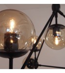 Step into Design Lampa wisząca ASTRIFERO-10 bursztynowo czarna 90cm (ST-9047-10 amber) Step into Design Lampa wisząca ASTRIFERO-10 bursztynowo czarna 90cm (ST-9047-10 amber)