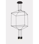 Lampy wiszące designerskie - Step into Design Lampa Wisząca LINEA-4 czarna 45 cm ST-5961-4 - product 3