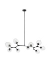Step into Design Lampa Wisząca MODERN ORCHID-9 transparentno czarna 150 cm ST-1232-9 TRANSPARENT Step into Design Lampa Wisząca MODERN ORCHID-9 transparentno czarna 150 cm ST-1232-9 TRANSPARENT