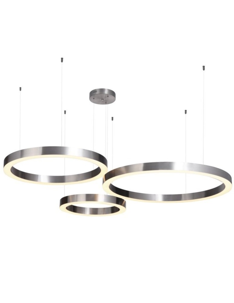 Step into Design Wisząca CIRCLE 120cm LED Szczotkowany Nikiel Step into Design Wisząca CIRCLE 120cm LED Szczotkowany Nikiel