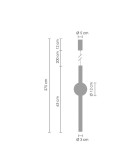 Lampy wiszące LED - Step into Design Wisząca O-LINE LED 63cm Mosiądz ST-1689S - product 6