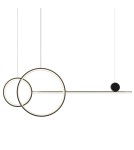 Lampy wiszące LED - Step into Design Lampa LED Wisząca NEW AGE Czarny 120cm - product 1